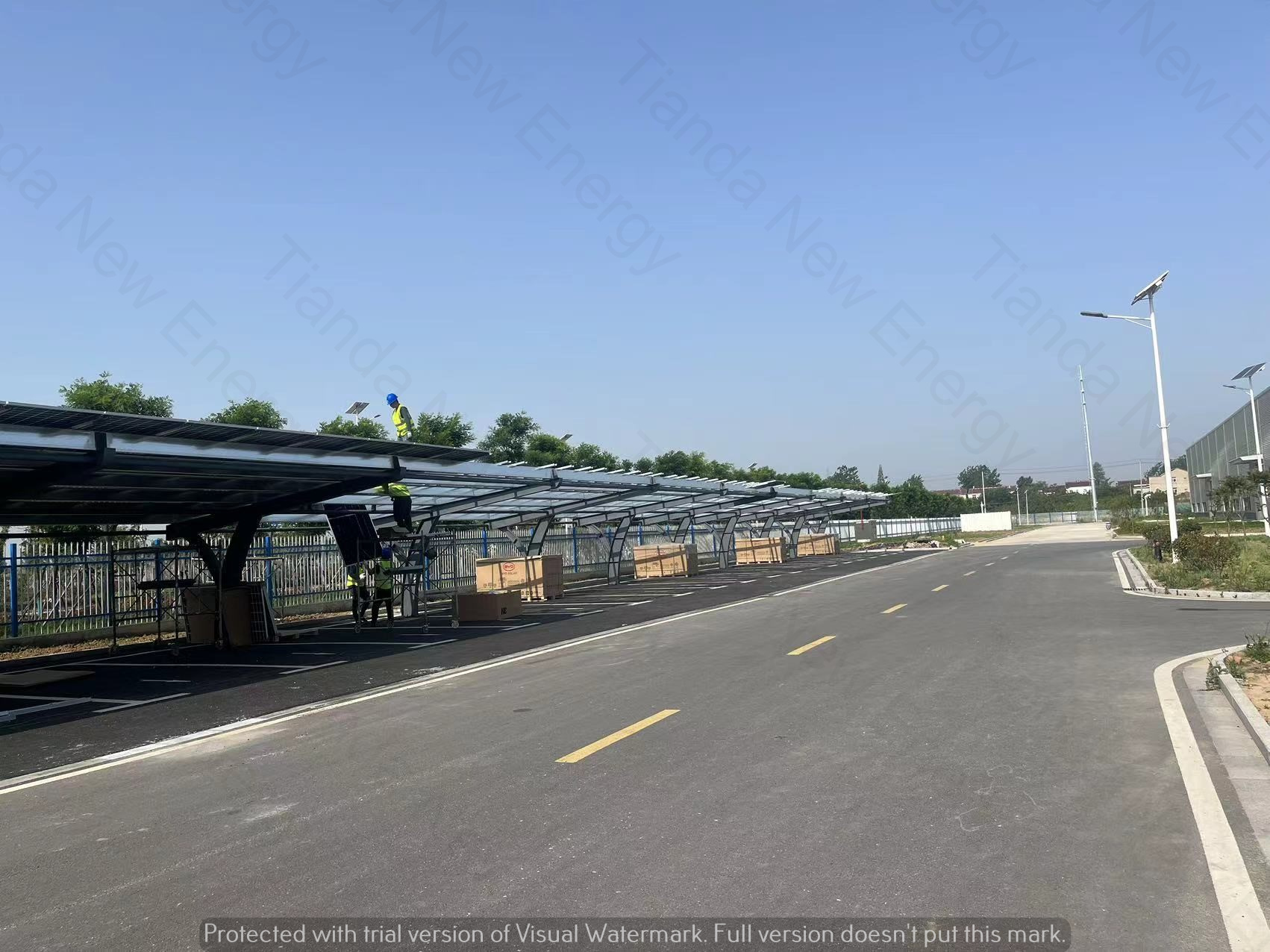 安徽天大新能源辦公樓+車棚光伏項目